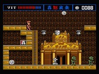 une photo d'Ã©cran de The Treasure Of Usas sur MSX